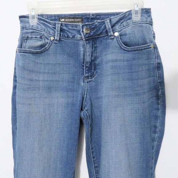 Lee Jeans Women's Modern Series Curvy Bootcut Blue Sz 8M Medium Wash Western - Picture 2 of 12